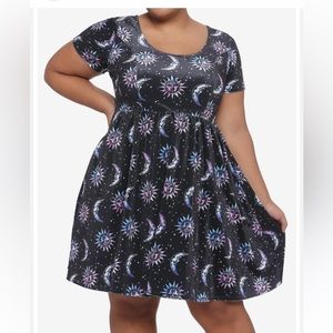 Plus size velvet dress